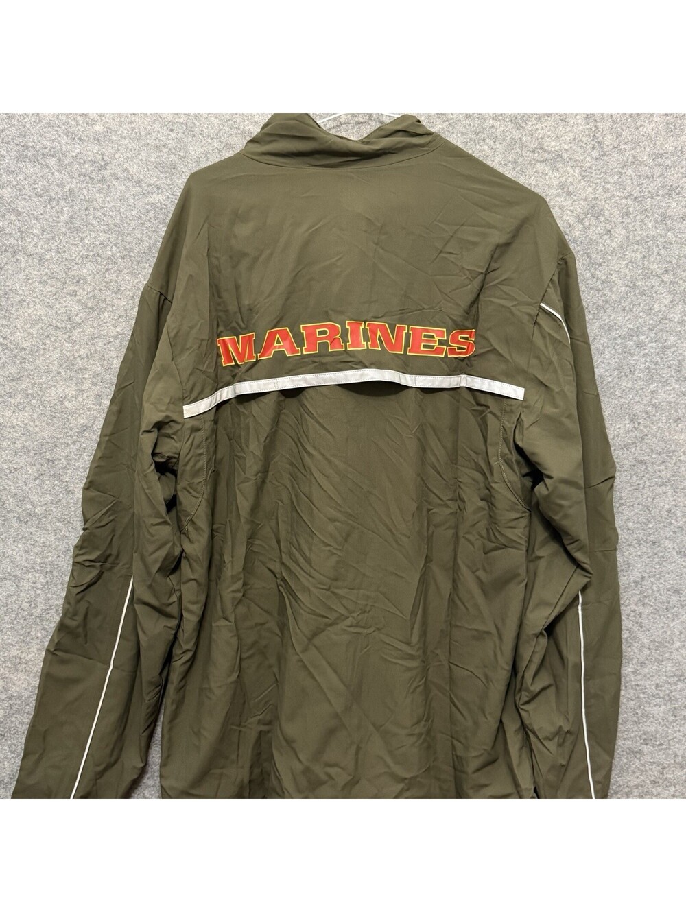 New Balance USMC Marines Running Jacket Medium Extra Long NWT Made USA